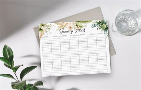 7 2023 Monthly Planner Printable Designs And Graphics