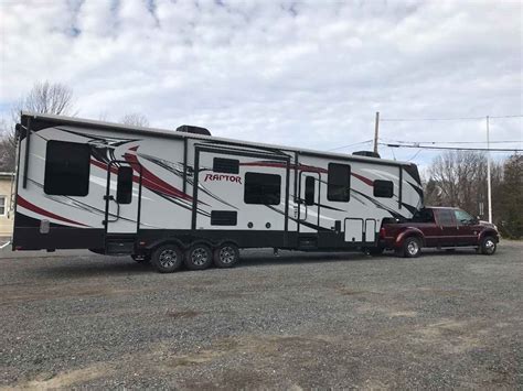 2016 Used Keystone Raptor 412ts Toy Hauler In New Jersey Nj