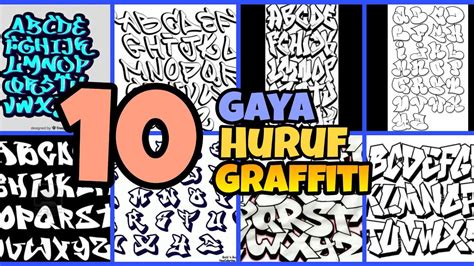 Pembuatan angka dan huruf kayu grafiti custom tulisan timbul , huruf sambung latin dll ukuran huruf : 10 Gaya Huruf Graffiti - YouTube