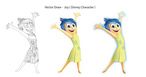 Vector Joy Disney Pixar Character On Behance