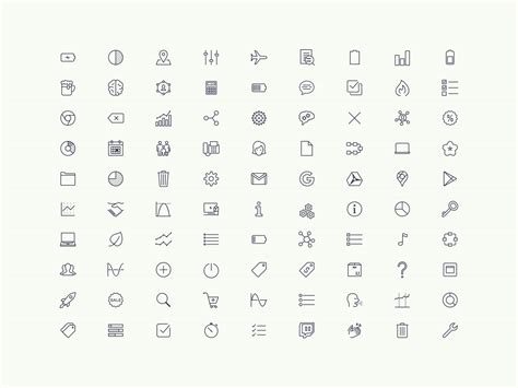 90 Animated Icons In Linear Ios Style By Margarita Ivanchikova For