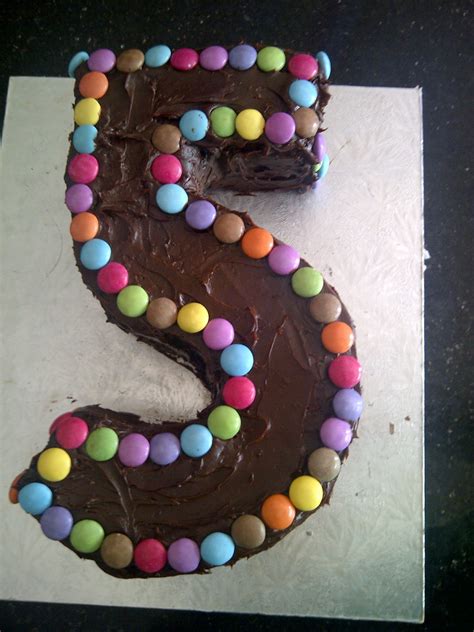 Number Birthday Cake Number Birthday Cakes Smarties Cake Cake