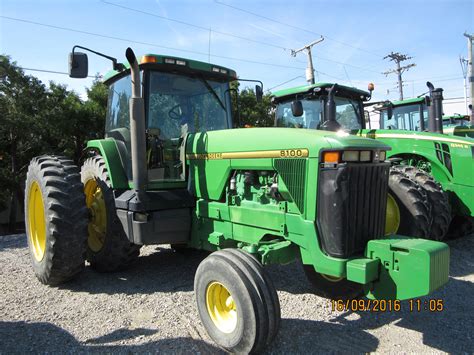 Rare John Deere 8000 Series 2 Wheel Drive Tractor 160hp 8100 Jd Farm