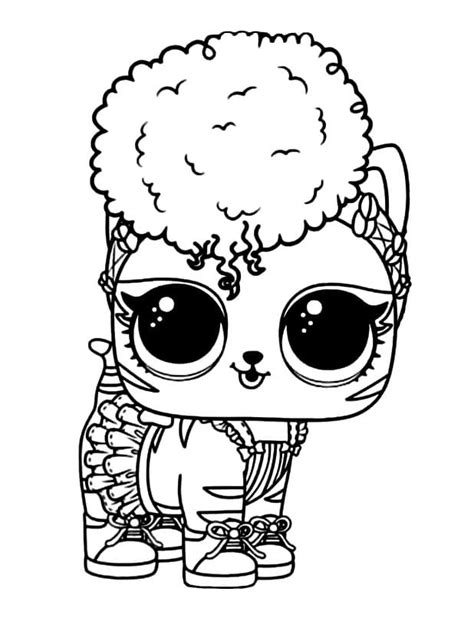 Independent Meow Lol Surprise Pets Coloring Page Download Print Or