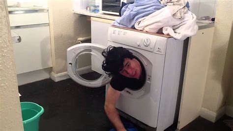 How To Fit A Man In A Washing Machine WARNING DO NOT TRY THIS AT HOME YouTube