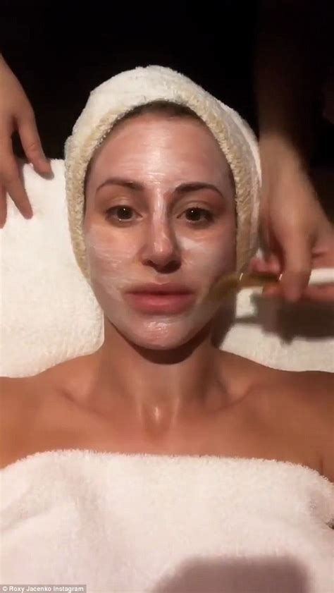 Roxy Jacenko Enjoys A Well Deserved Luxury Facial With 170 Cream Mask And 100 Eye Serum