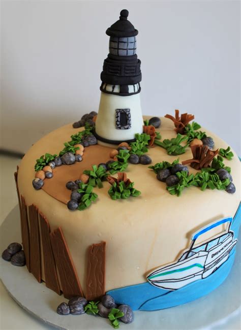 layers of love lighthouse cake lighthouse cake beach cakes cupcake cakes