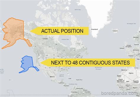 Alaska Doesnt Seem So Big When Compared To 48 Contiguous States