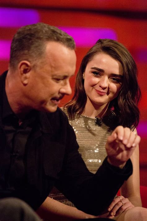 Best Of Maisie On Twitter Maisie Williams Tom Hanks Anthony Joshua