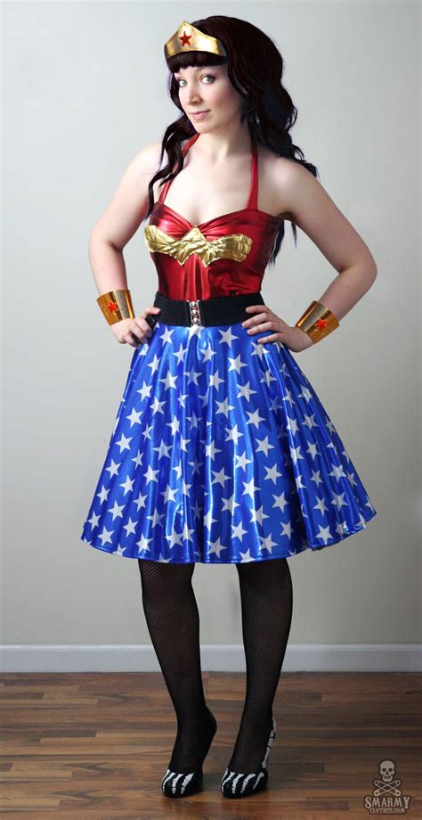Retro Wonder Woman Dress Costume Cosplay Click Image To Close