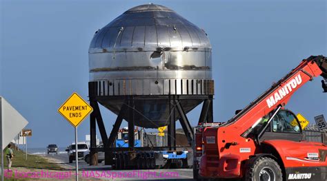 The craft's planned flight, its first above 500 feet, will also test its ability to glide and land vertically on a pad near its launch site. SpaceX Starship factory churning out new rocket parts with ...
