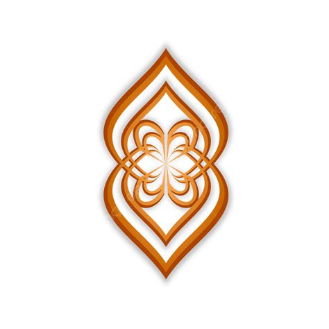 Islamic Motif Pattern Gold Ornament Islamic Motive Islamic Gold