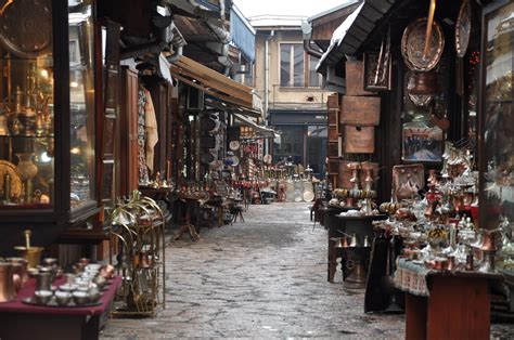 Baščaršija is Sarajevo's old bazaar center