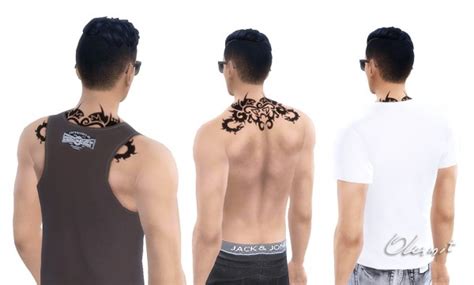 Olesims Male Tattoo Dragon On My Back • Sims 4 Downloads