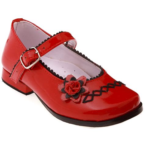 SALE Traditional Mary Janes girls red patent shoes | Cachet Kids