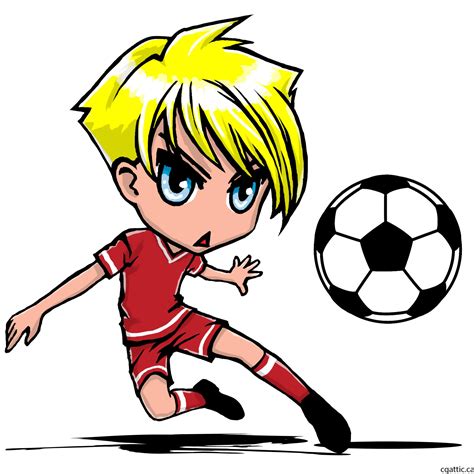 Cartoon Soccer Player Drawing In 4 Steps With Photoshop Soccer