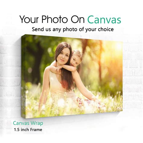 Custom Canvas Prints With Your Photo Any Photo High Quality Etsy