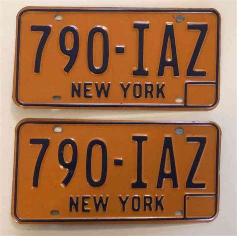 New York Fraternal Order Of Police Graphic License Plate
