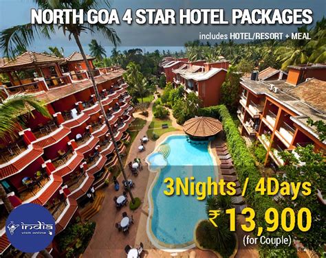 Book North Goa 4 Star Hotel Packages In 2024