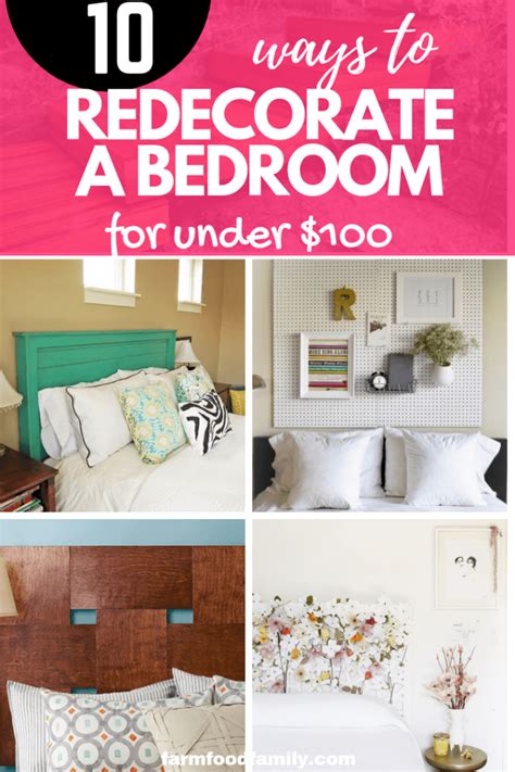 10 Ways To Redecorate A Bedroom For Under 100