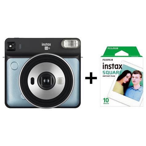 Buy Fujifilm Instax Square Sq6 Instant Film Camera Aqua Blue 10