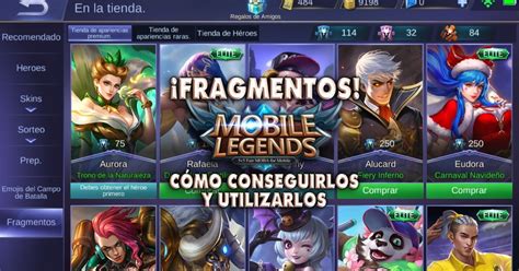 Bang bang es la nueva obra maestra de los esports para. Mobile Legends: ¿qué son los fragmentos y cómo se utilizan ...