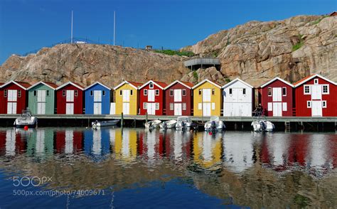 Colorful Houses In Smögen Sweden 2048x1273 X Post Rswedenpics