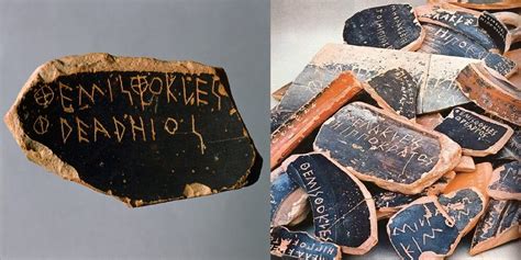 ostracism the ballot voting system of ancient greece
