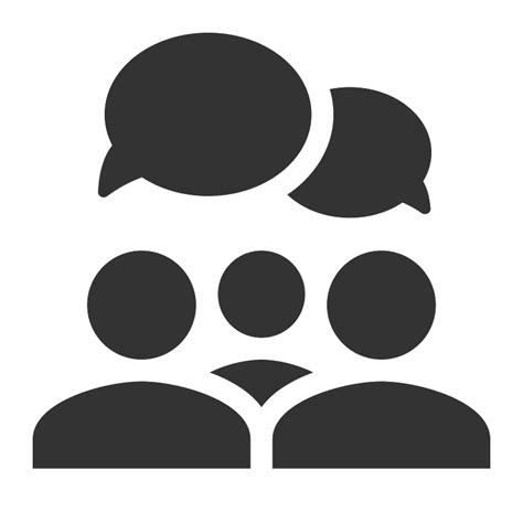 Group Discussion Meetingx3 Icon Free Download Transparent Png Creazilla