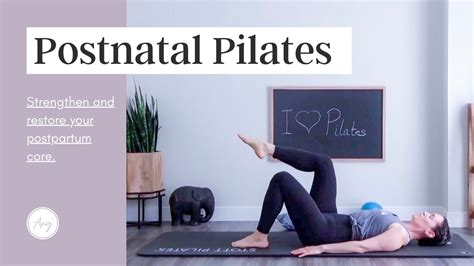 Postnatal Pilates Workout Heal Diastasis Recti Gentle