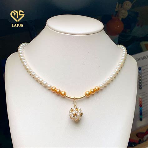 Vòng cổ Ngọc trai Vàng Gold Filled LNL