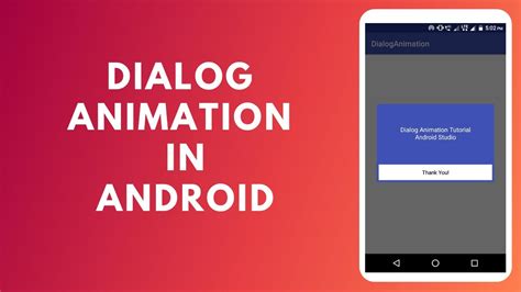 Android Custom Dialog Animation In Android Studio Popup Animation