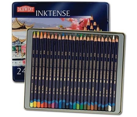 Derwent Inktense Colored Pencils JerrysArtarama Com