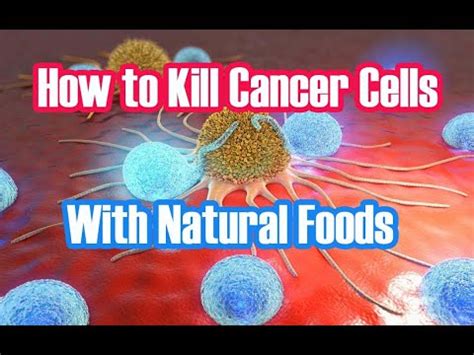 Some of the most seen types of cancer are breast skin ovarian. Kill Cancer cells by eating natural healthy foods. - YouTube