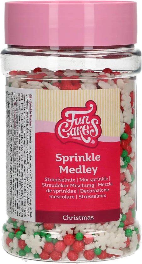 Funcakes Sprinkle Medley Kerst 180g