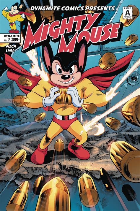 Mighty Mouse 2 Cvr B Lima Mighty Mouse Classic Cartoon Characters