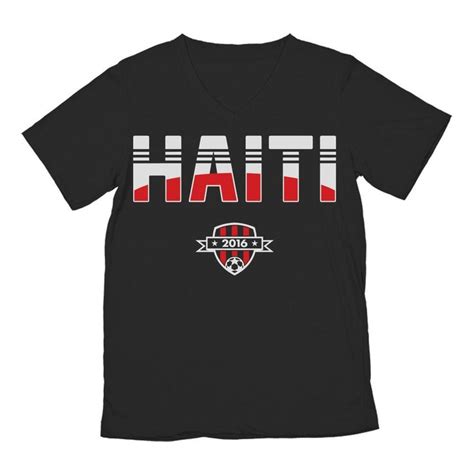 Haiti Soccer Team 2016 Football Fans V Neck T Shirt In 2021 Youth