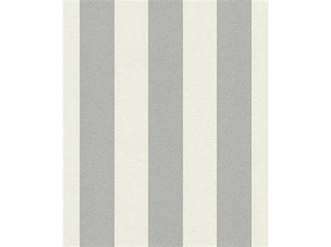 Rasch Glam Glitter Stripe Wallpaper 542332 Silver