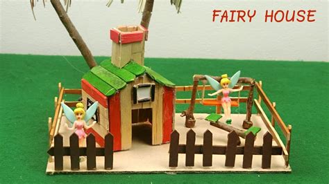 Diy Fairy House And Garden 15 Popsicle Stick Crafts Youtube