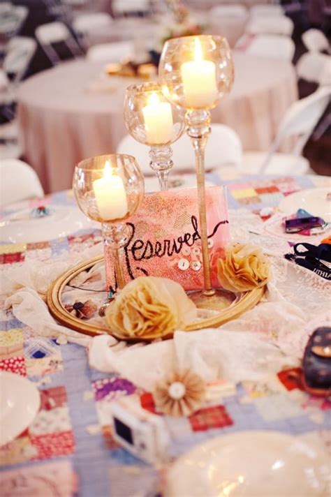 21 Best Diy Wedding Centerpieces Without Flowers Home Diy Projects