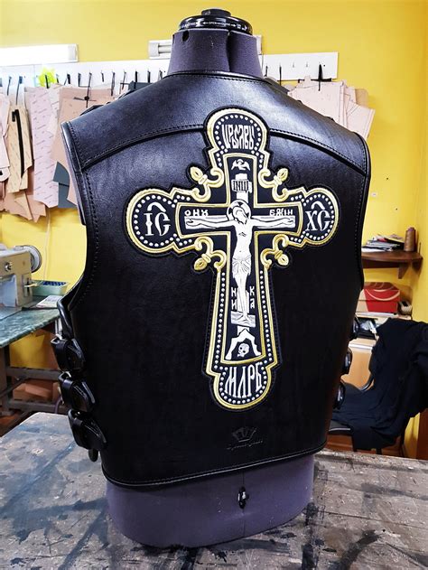 Orthodox Cross Patch Biker Patch Patch For Jacket Patch For Etsy
