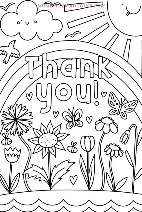 Thank You Colouring Pages Colouring Pages Coloring Pages Coloring