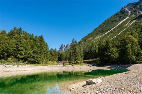 Lago Del Predil Tarvisio Friuli Italy Stock Photo Image Of Lake
