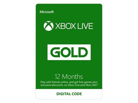 Xbox Live Prepaid 12 Month Gold Membership Card Komplettno