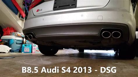 b8 5 audi s4 modified stock exhaust magnaflow 11385 youtube