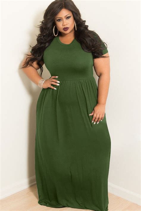 Plus Size Fit And Flare Flowing Maxi Dress Addicted2fashion