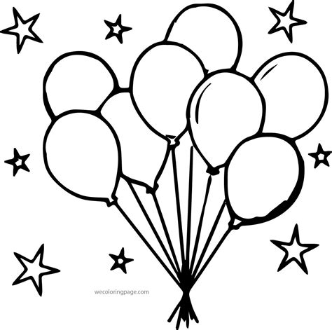 Review Of Balloon Coloring Pages References