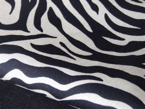 Beige Zebra Print Animal Pure Cotton Fabric For Dress Craft Patchwork