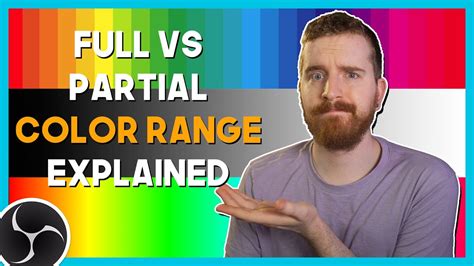Obs Studio Full Vs Partial Color Ranges Explained Limited Vs Legal