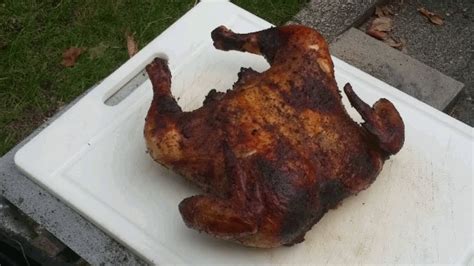 How to grill spatchcock chicken. Spatchcock Chicken grill roasted on the PK Grill/Roaster ...